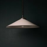 Vintage swirling glass pendant lamp from Murano, Italy, 1970s.