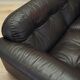 Brown leather sofa, Swiss design, 1970s, manufacture: De Sede