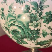 antique lamp 65x32 bronze and porcelain pull-out in very good condition