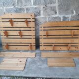 Pine wall shelves