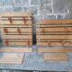 Pine wall shelves