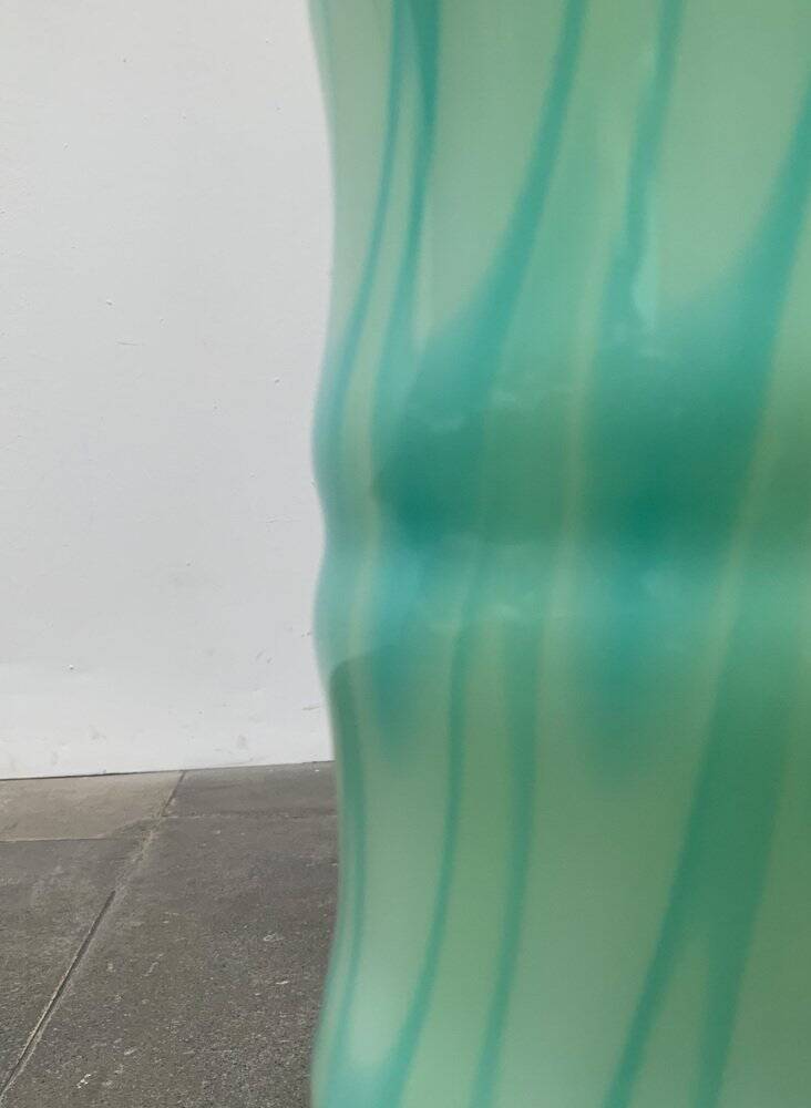 Vintage handmade glass vase