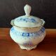 Vintage theresia pattern porcelain coffee cup and sugar bowl set, seltmann