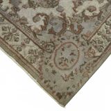 Overdyed Wool Vintage Handmade Carved Rug 150 cm x 285 cm