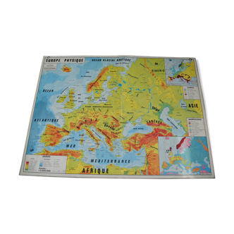 School Map 1967 Europe Physics and Politics
