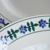 10 assiettes plates Saint Amand