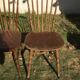4 vintage wooden western chairs