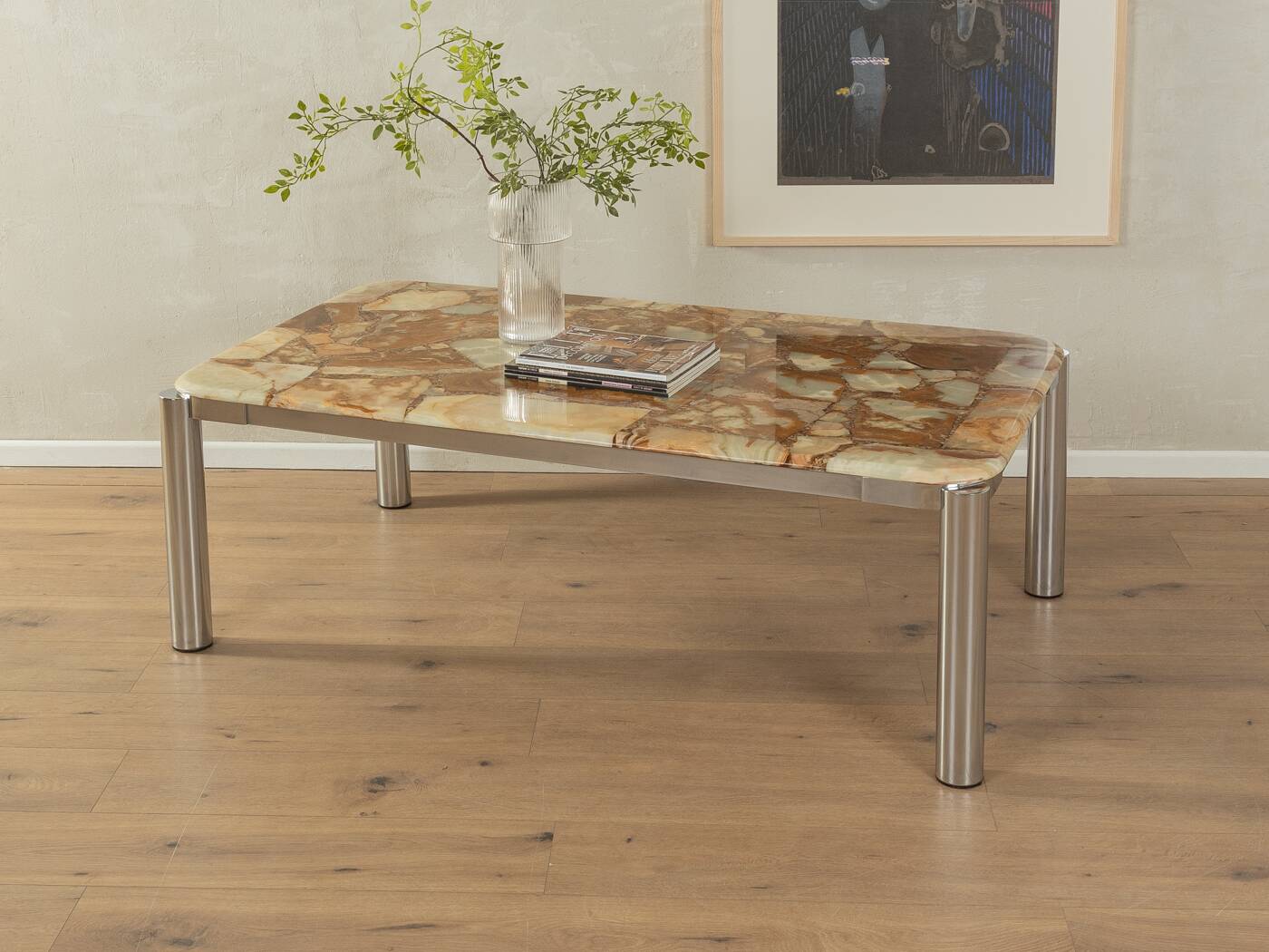 60s Onyx Marble Coffee Table