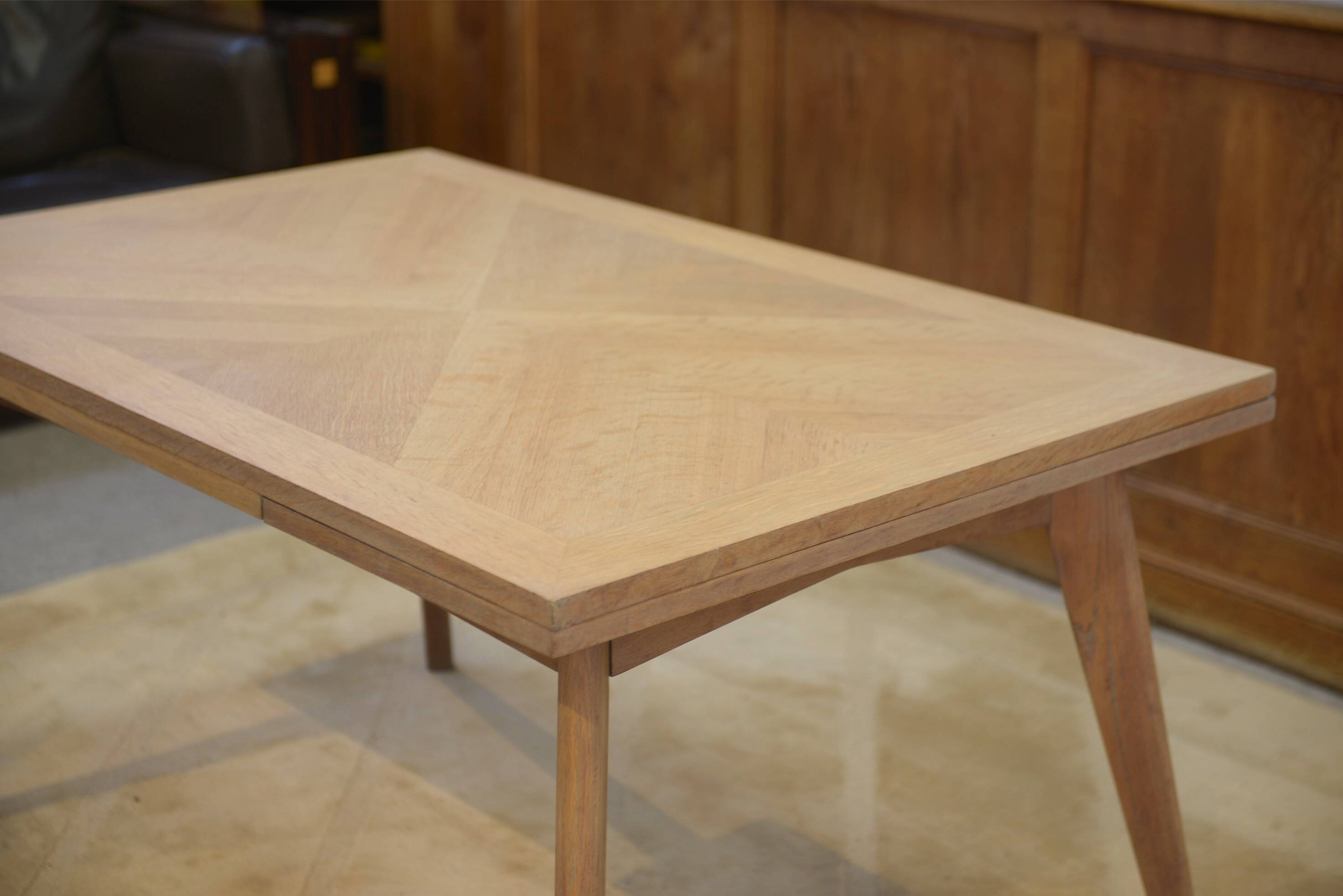 Table en chêne cérusé 1960’s