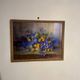 Old painting, still life with flowers, signed Marie Piat (1880-1977)
