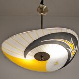 Modernist glass suspension from the 50s/60s