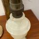 Pied de lampe en onyx