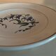 Flat plate with heel earthenware Longchamp décor Simone