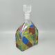 1970s Stunning Decanter or Decorative Bottle by Luigi Bormioli. Made in Ita