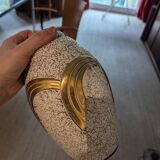 Art Deco vase from the 20s, glazed ceramic