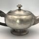 Antique teapot in silver-plated metal with ercuis goldsmith hallmarks