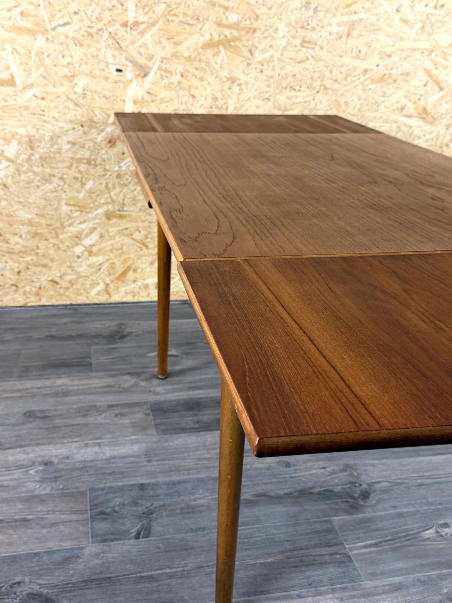 1960s 1970s Teak Dining Table Danish Modern Design Made in Denmark