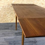 1960s 1970s Teak Dining Table Danish Modern Design Made in Denmark