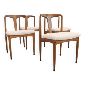 Set van 4 Johannes Anders voor Uldum Juliane stoelen 'Dyrepark'