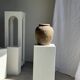 Borneo vase in brown terracotta (1) H35 D23