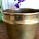 Cache-pot en laiton vintage