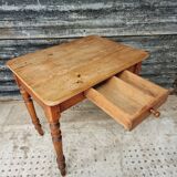 Antique table dining table desk 60x80 cm beech