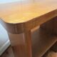 Side table, bedside table, vintage wooden shelf from the 1960s.
