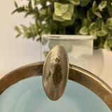 Blue opaline ashtray