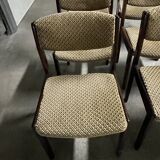 6 wooden chairs 1960 1970 vintage Scandinavian style