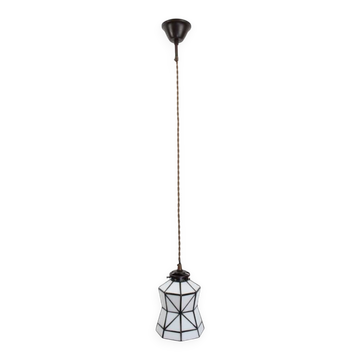 Lampe à suspension Tiffany à boucle
