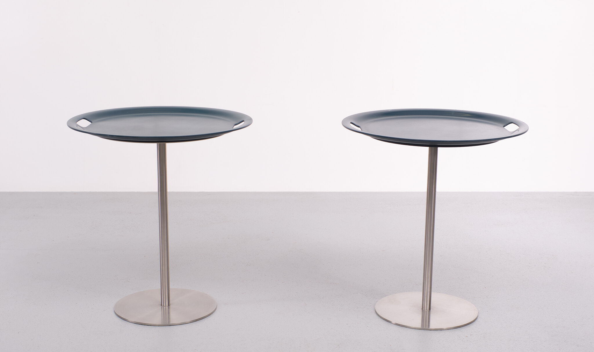 Tables Petrol Blue by Jasper Morrison