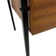 Meuble TV vintage petit format, placage teck, années 1960