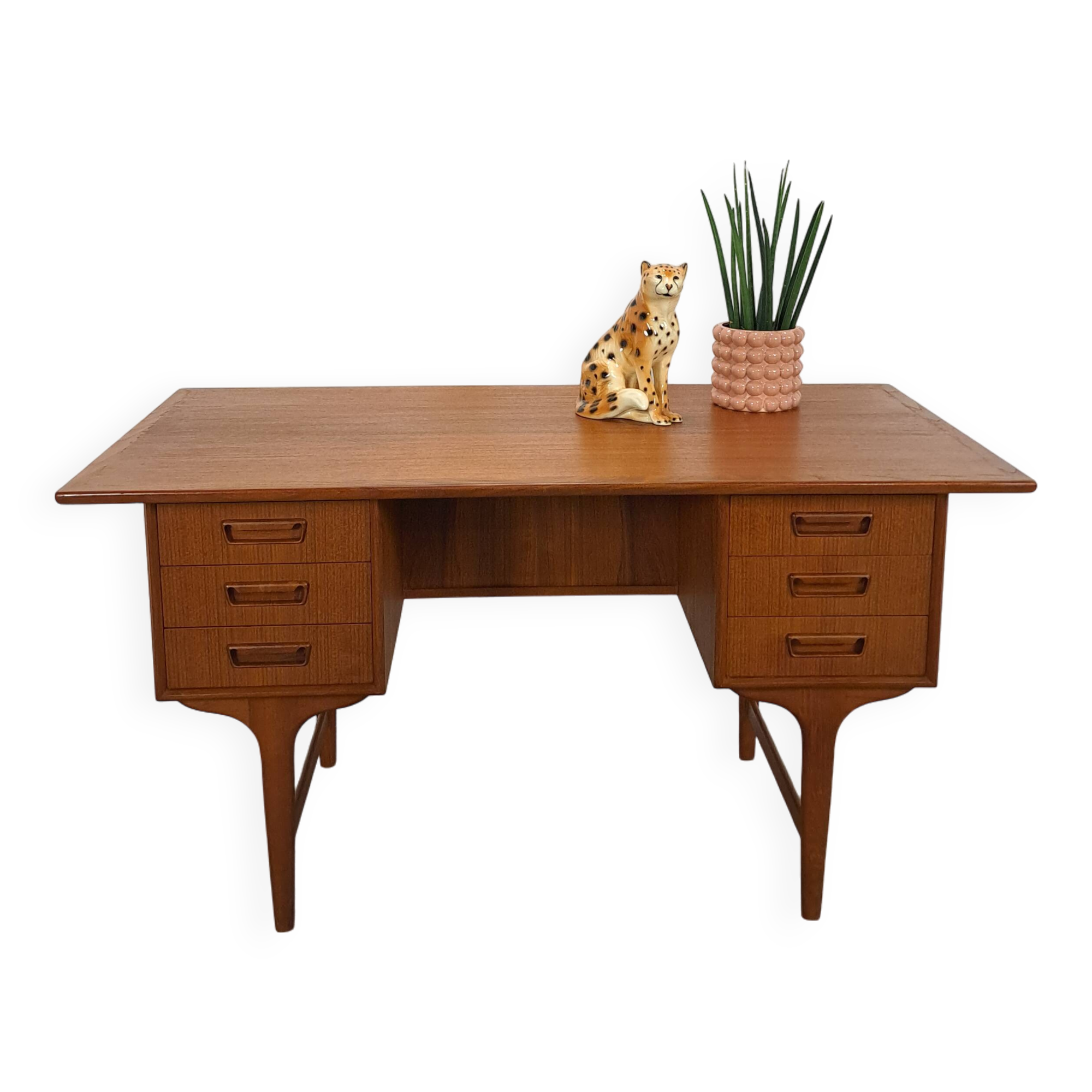 Deens design teak bureau Gunnar Nielsen Tibergaard