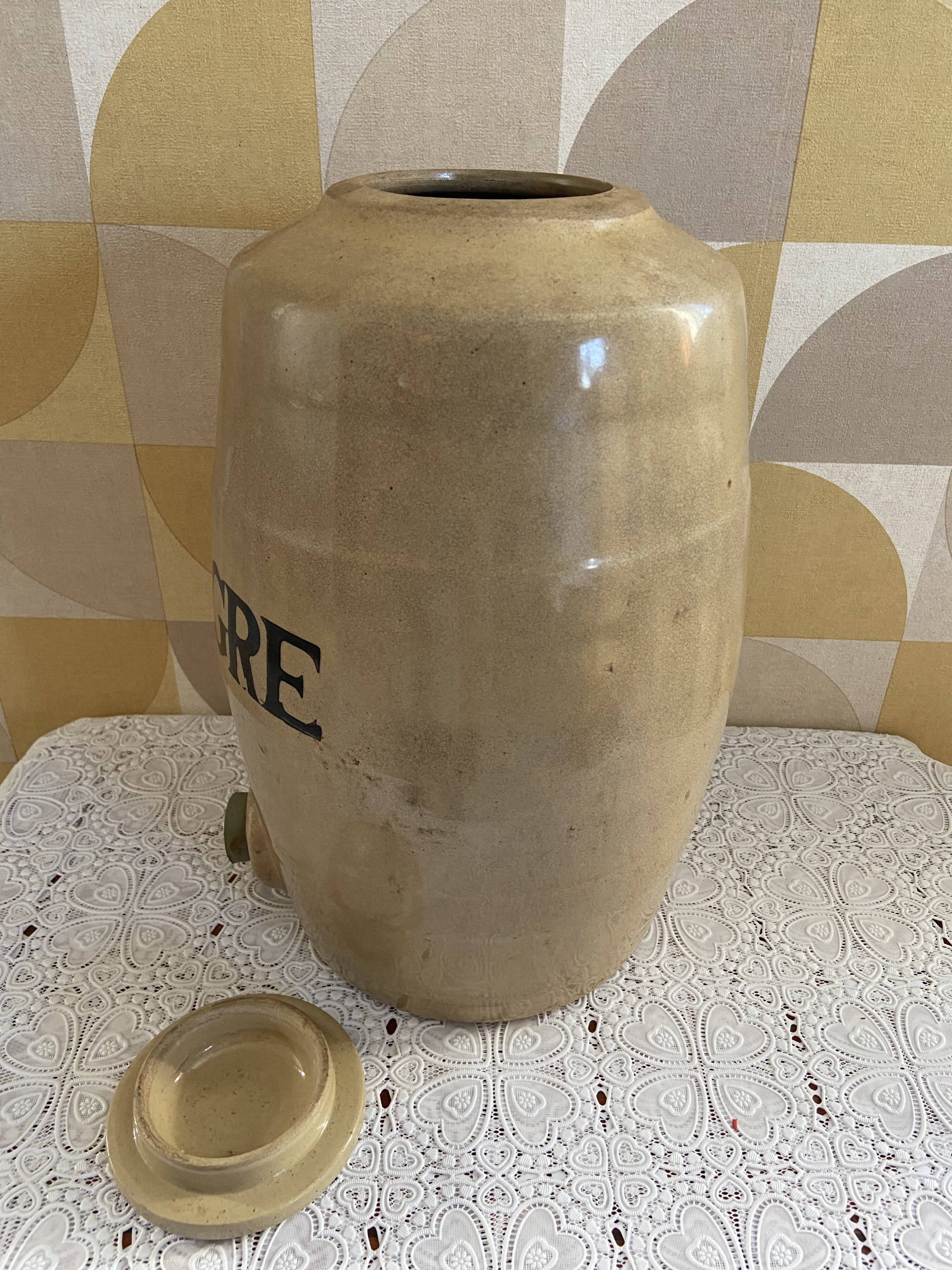 Stoneware Vinegar Pot