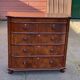 Victorian English commode in solid mahogany wood, 1930.