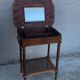 Antique dressing table, walnut pocket emptier