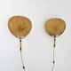 Pair of wall sconces "Uchiwa" by Ingo Maurer for M Design, 1960s