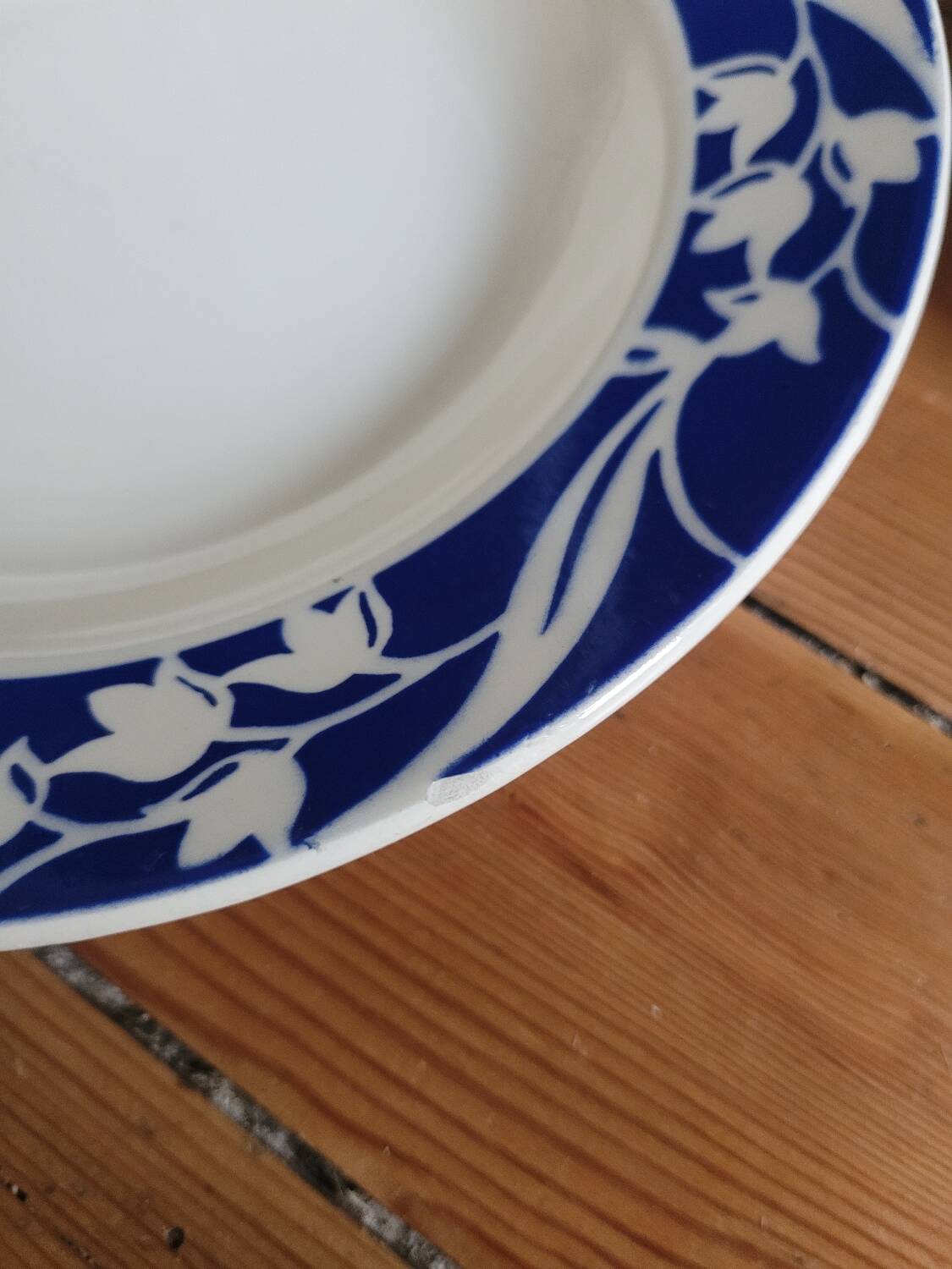 Three Badonviller soup plates