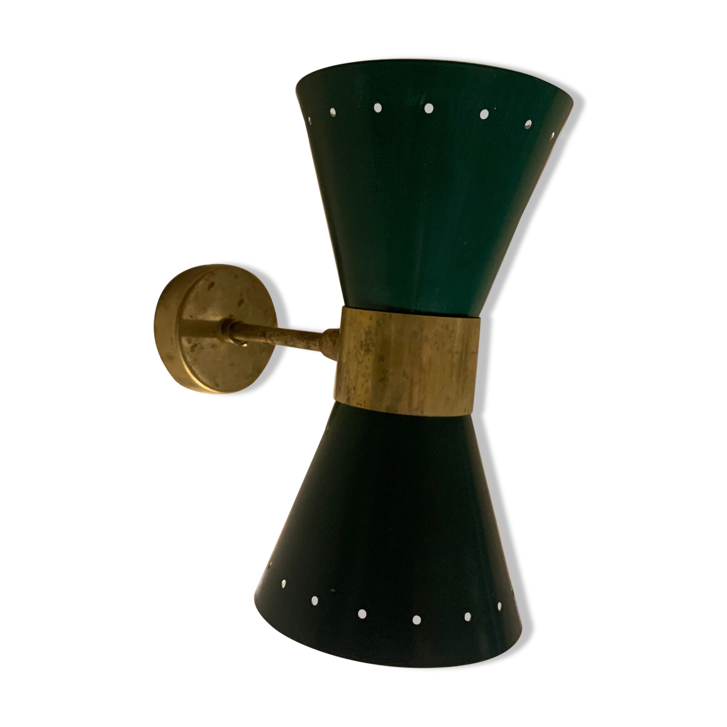 Wall lamp diabolo duck green