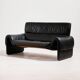 Ds 2011 two-seater leather sofa by De Sede