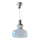 Lustre opaline blanche, vintage, année 70