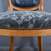 Paire de chaises en chêne, style Louis-Philippe, milieu XXème
