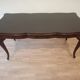 Table Chippendale en acajou XXème avec piano en noyer en verre trempé fumé