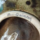 Empty Shell Pocket Ceramic Earthenware HB Quimper Bel Delecourt