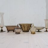 Art Deco Collection of 7 Vases and Sculptures Sweden 1920s