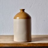 Ancienne jarre à rhum britannique en grès vernissé SRD - Normandie - années 40.