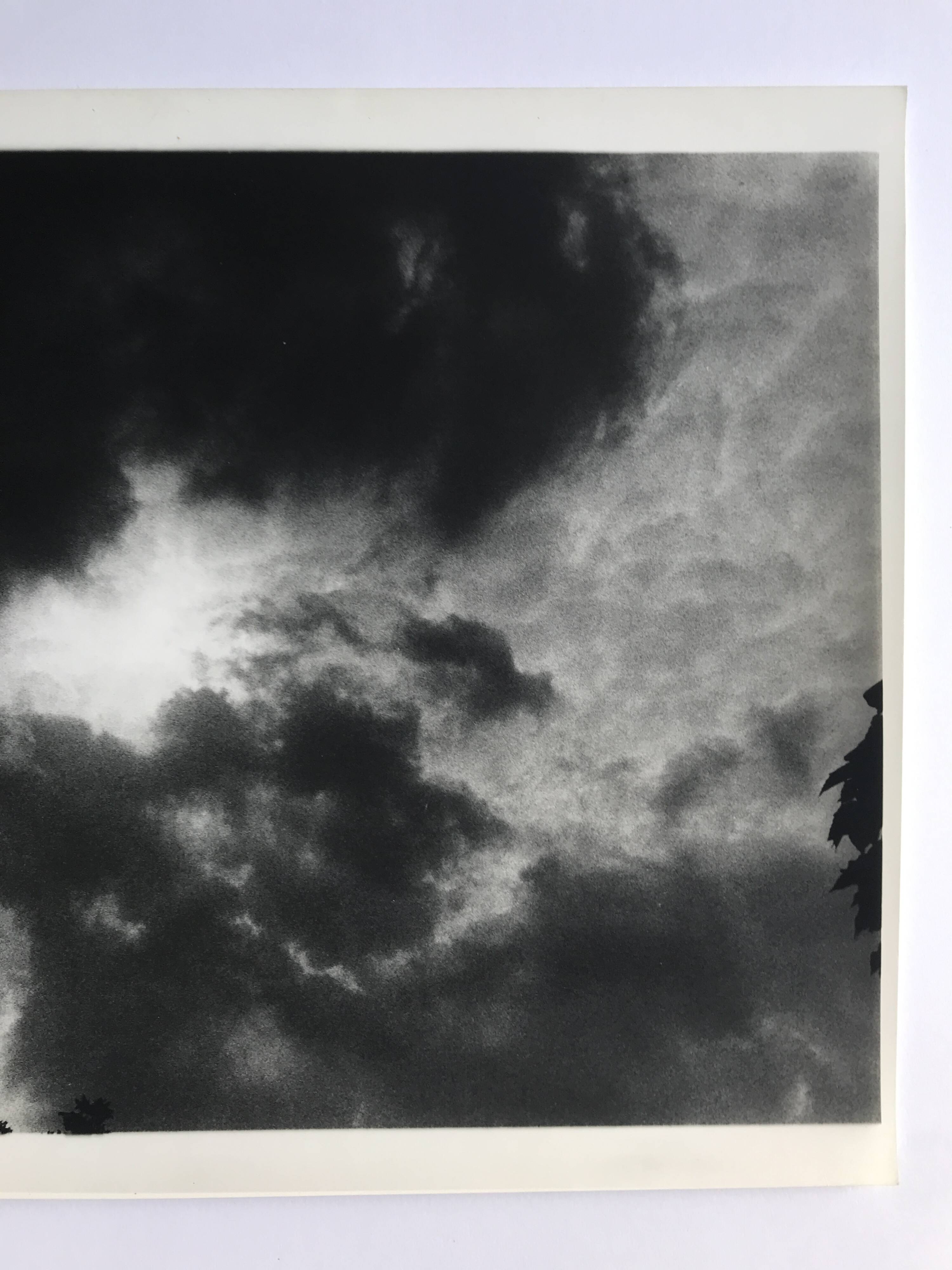 Rosine NUSIMOVICI, Untitled (Cloud IV), c 1980. Black and white silver print