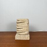 Limestone table lamp, 1960-70