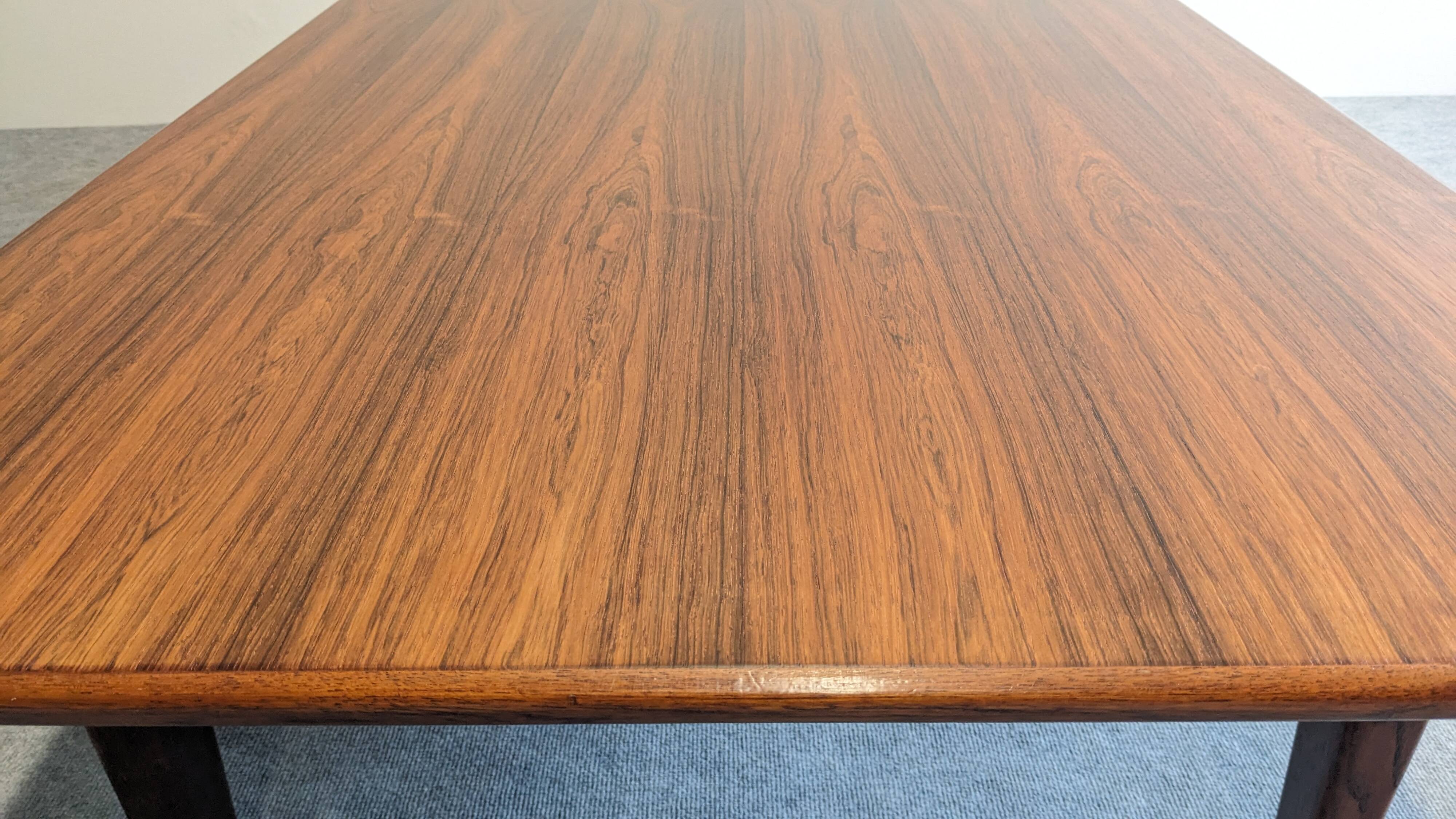 Scandinavian rosewood coffee table, 50s-60s