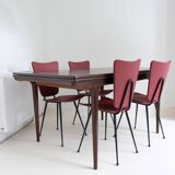 Extendable rosewood table